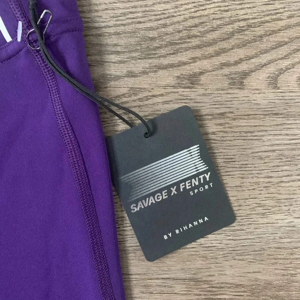 Savage X Fenty Xccentuate High-Waist Leggings Size‎ S - That’s Deep Purple - NWT - Picture 13 of 13